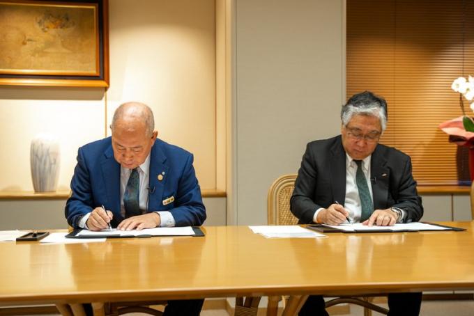 日本セルフケア推進協議会との協定式1