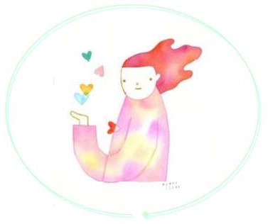 オレンジリボンキャンペーンイラスト