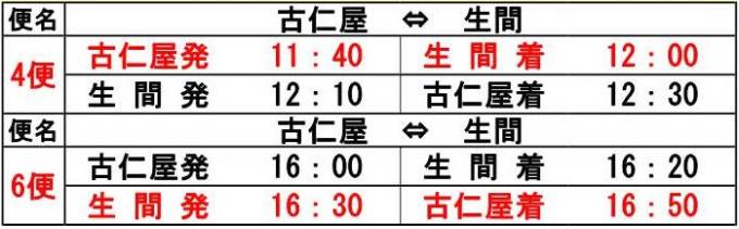諸鈍シバヤ開催に伴う「フェリーかけろま」乗船時の注意について