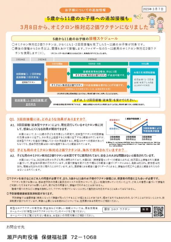 令和5年度もすべての方に自己負担なしで新型コロナワクチンを接種いただけます2