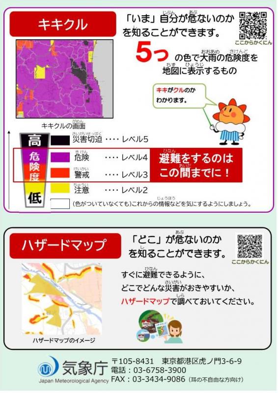 新たな気象警報3